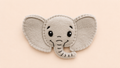 Felt Elephant Sewing Pattern – Digital PDF Pattern