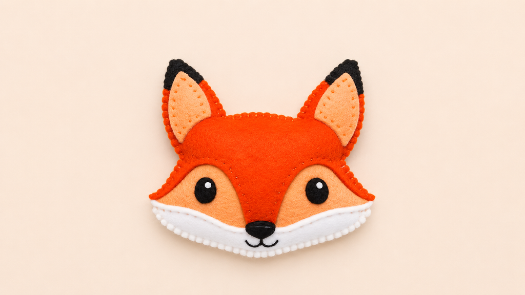 🦊 Felt Fox Pattern (PDF)