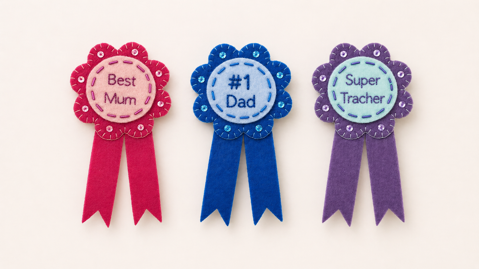 Personalised Rosette Badge Pattern (PDF)