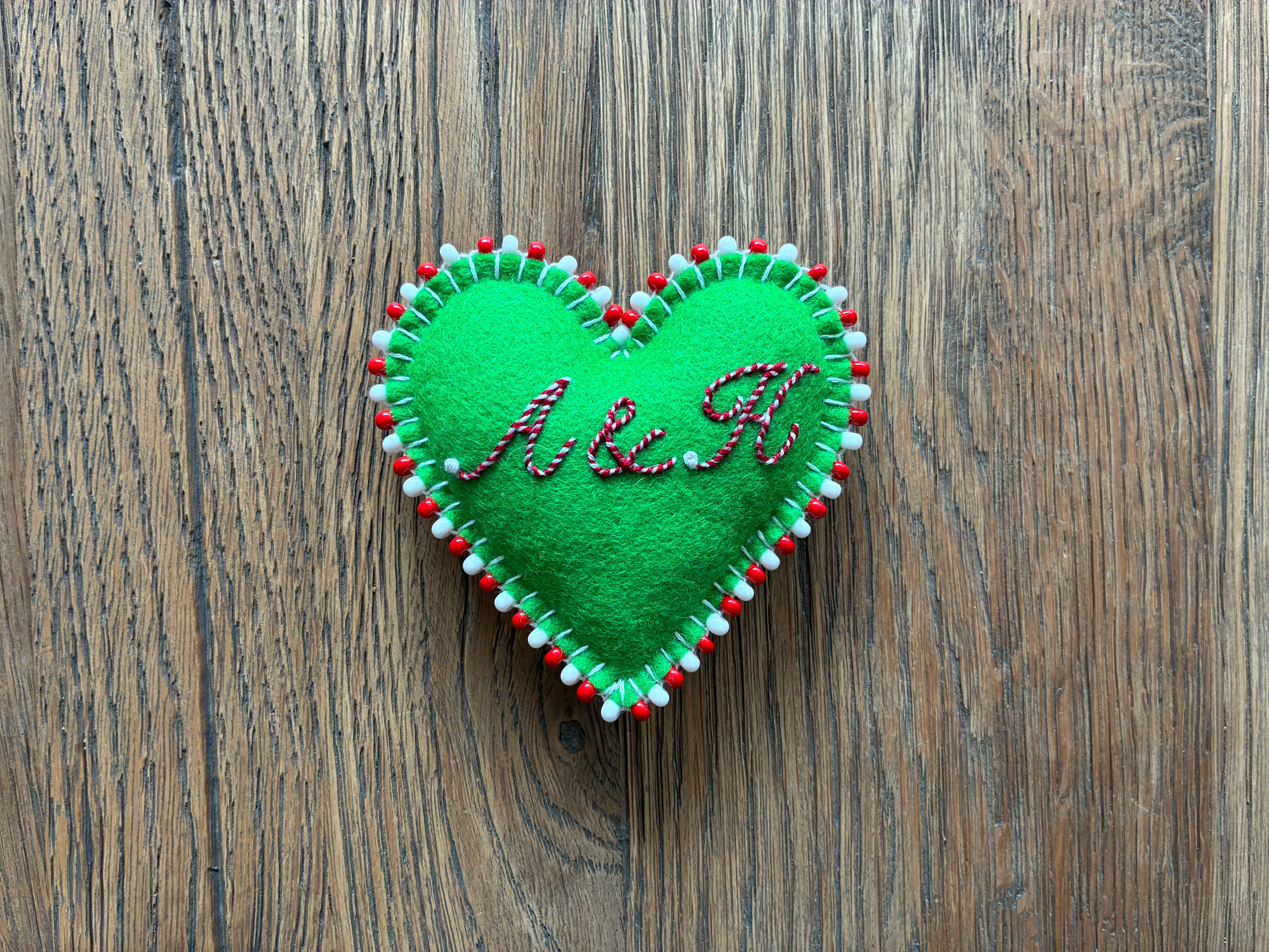 Felt Heart Magnet – Digital Sewing Pattern (PDF)