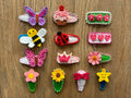 Felt Hair Clip Pattern Pack – 13 Designs (PDF)