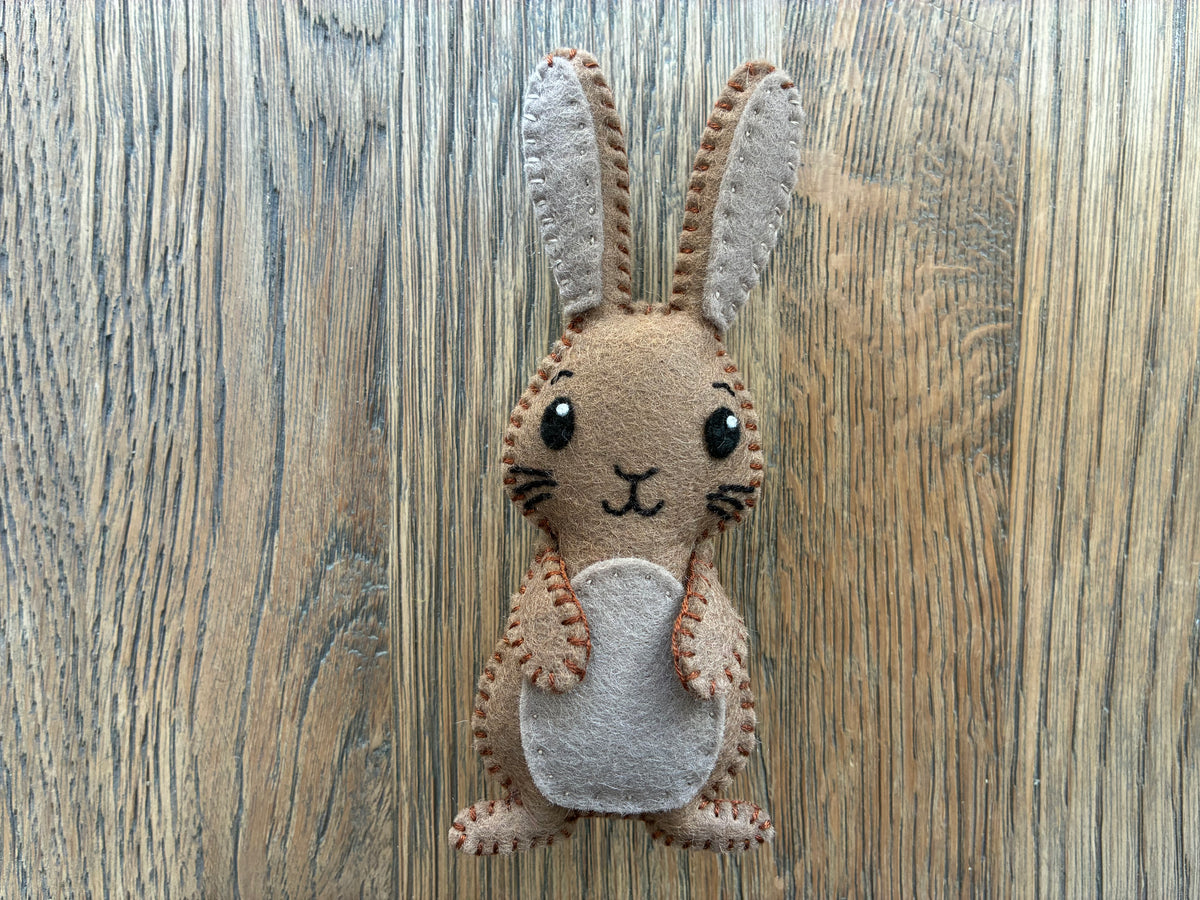 Felt Bunny Sewing Pattern – Digital PDF Pattern