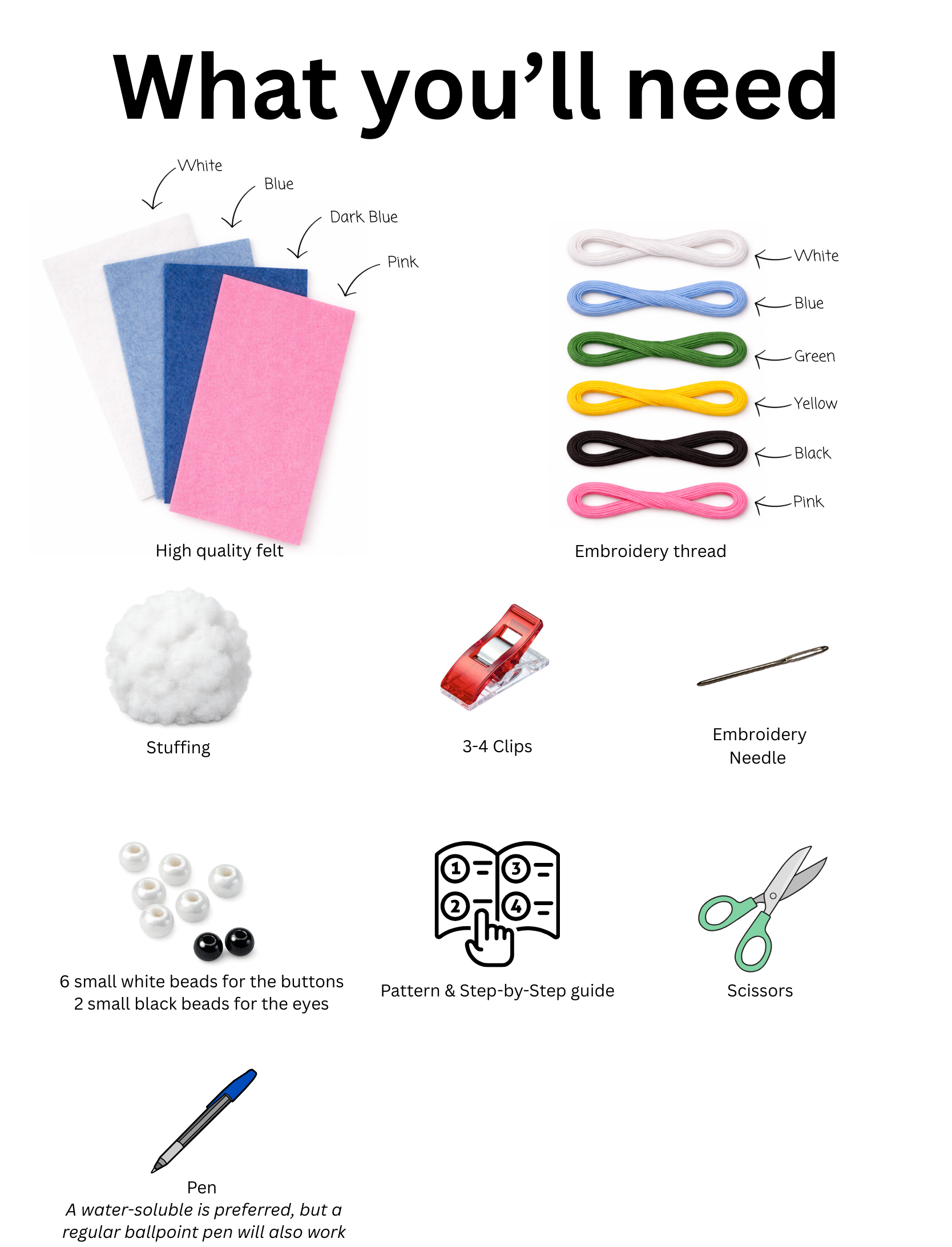 Bunny Ornament Pattern – Digital Sewing Pattern (PDF)