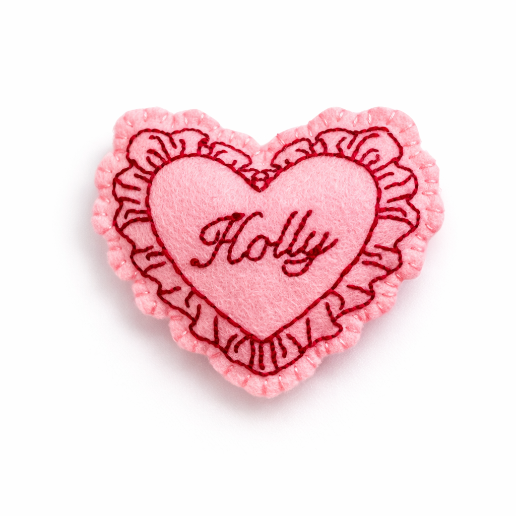 Felt Heart Magnet – Digital Sewing Pattern (PDF)